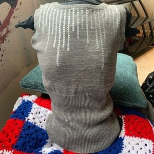 Charlotte Russe, Medium, Gray, Sweater